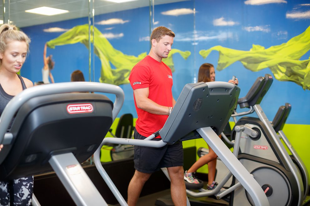 Exercise equipment at Hotel Capstone
